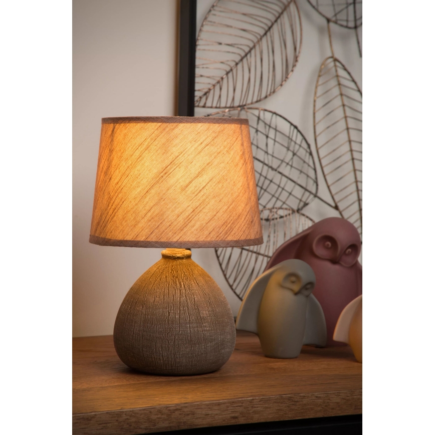 Lucide 47506/81/43 - Stolní lampa RAMZI 1xE14/40W/230V v.26cm