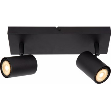 Lucide 53910/02/30 - Bodové svítidlo AMIGO 2xGU10/40W/230V černá