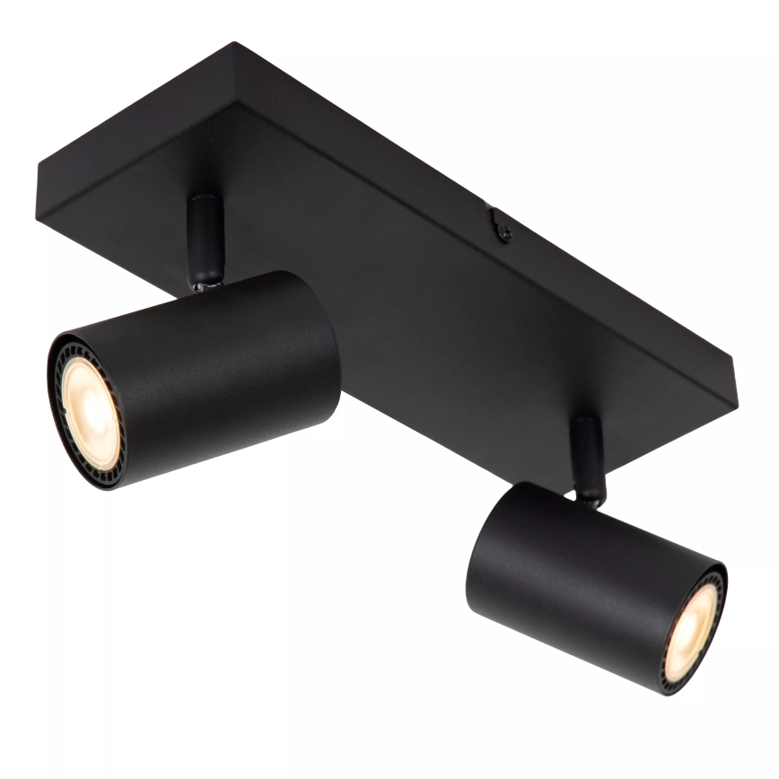 Lucide 53910/02/30 - Bodové svítidlo AMIGO 2xGU10/40W/230V černá