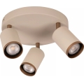 Lucide 53914/13/41 - Bodové svítidlo REGINA 3xGU10/50W/230V béžová