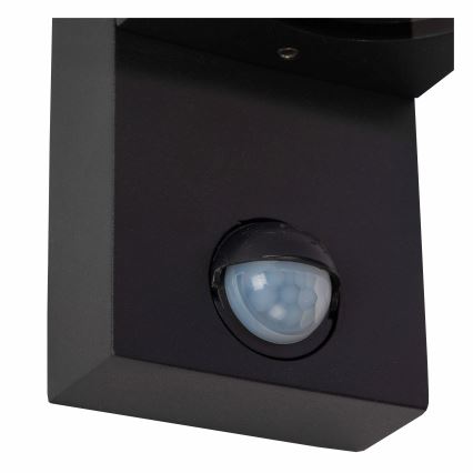 Lucide 69802/01/30 - Venkovní svítidlo se senzorem ZARO 1xGU10/7W/230V IP65 černá