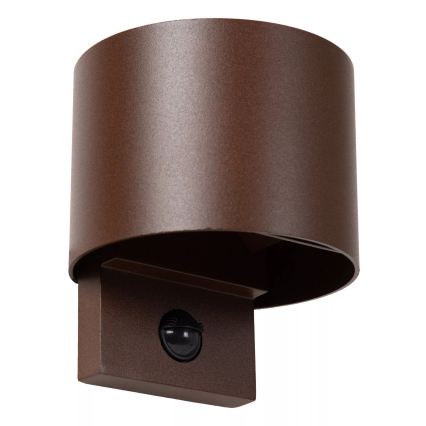 Lucide 69811/07/97 - LED Venkovní nástěnné svítidlo se senzorem pohybu TADZIO LED/7W/230V IP65