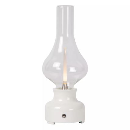 Lucide 74516/02/31 - LED Stmívatelná dotyková stolní lampa JASON LED/2W/230V USB 2000 mAh bílá