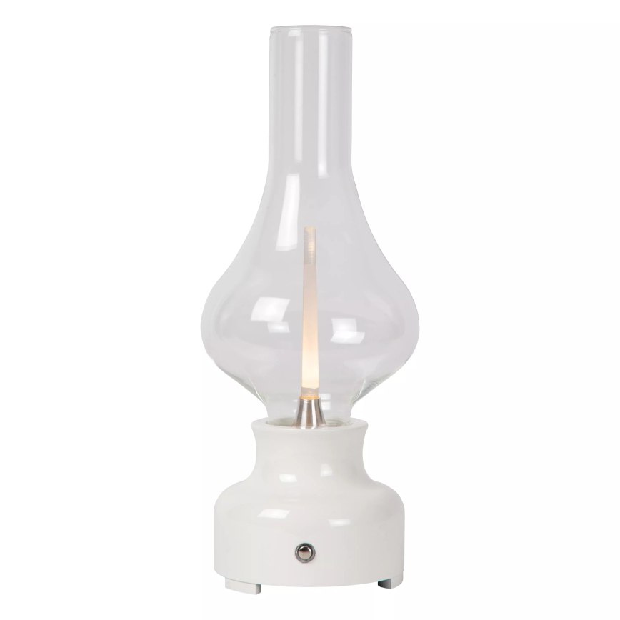 Lucide 74516/02/31 - LED Stmívatelná dotyková stolní lampa JASON LED/2W/230V USB 2000 mAh bílá