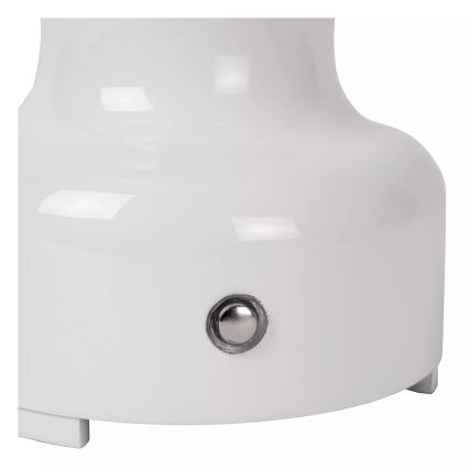Lucide 74516/02/31 - LED Stmívatelná dotyková stolní lampa JASON LED/2W/230V USB 2000 mAh bílá