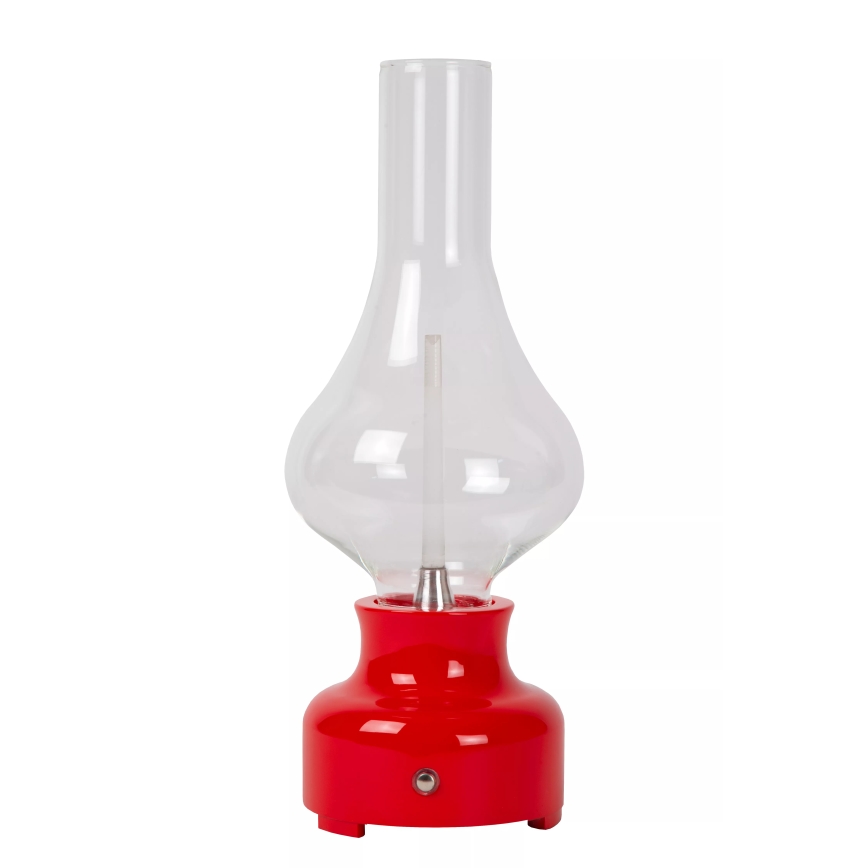 Lucide 74516/02/32 - LED Stmívatelná dotyková stolní lampa JASON LED/2W/230V USB 2000 mAh červená