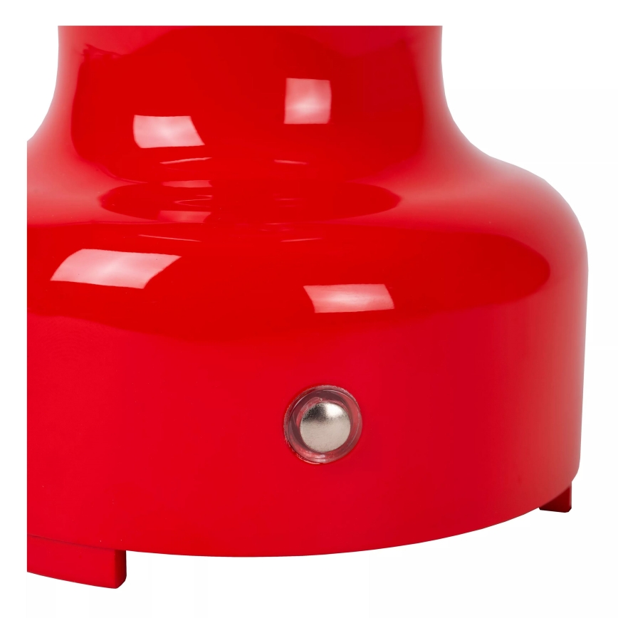 Lucide 74516/02/32 - LED Stmívatelná dotyková stolní lampa JASON LED/2W/230V USB 2000 mAh červená