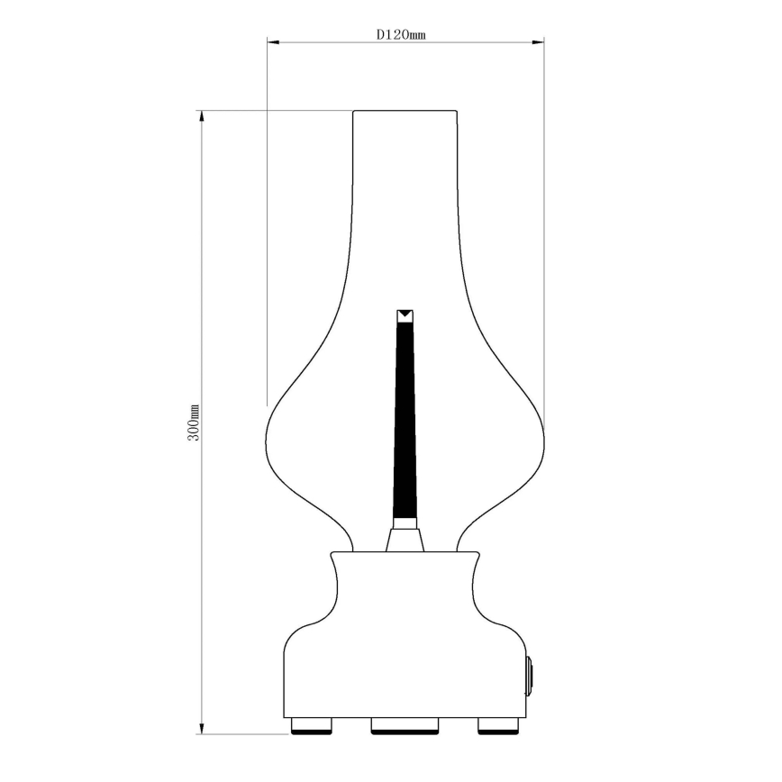 Lucide 74516/02/32 - LED Stmívatelná dotyková stolní lampa JASON LED/2W/230V USB 2000 mAh červená