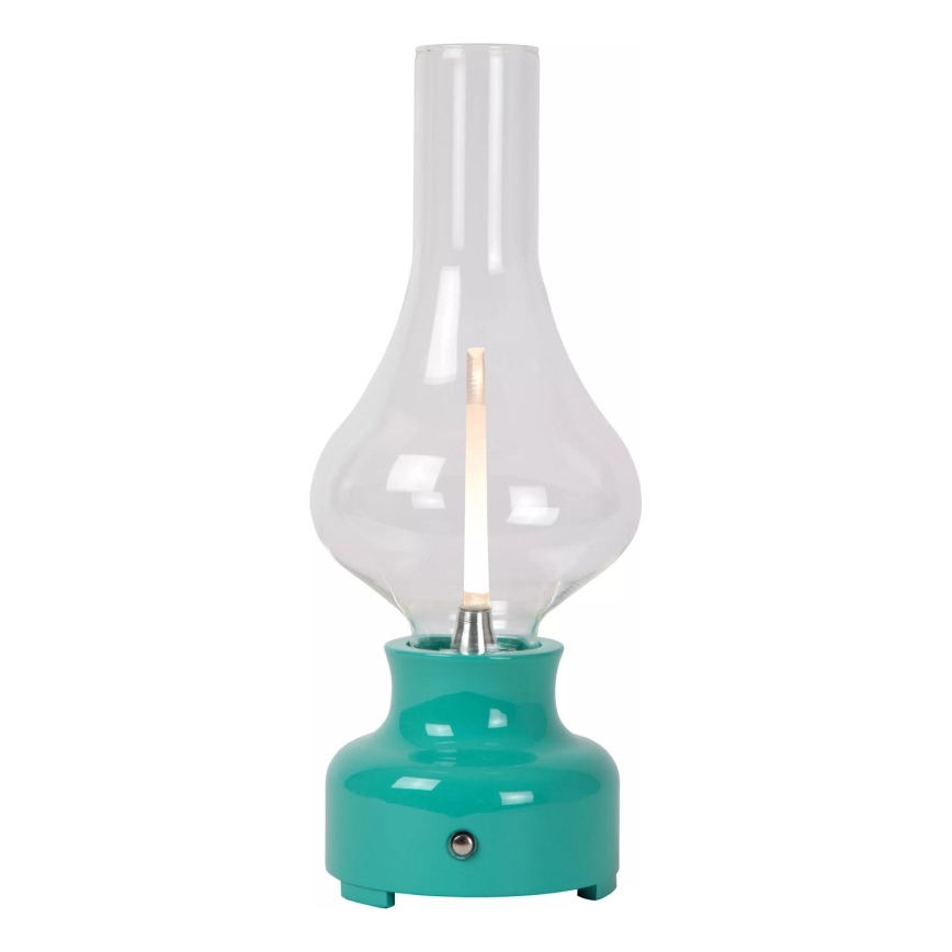 Lucide 74516/02/37 - LED Stmívatelná dotyková stolní lampa JASON LED/2W/230V USB 2000 mAh zelená
