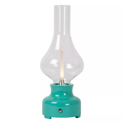 Lucide 74516/02/37 - LED Stmívatelná dotyková stolní lampa JASON LED/2W/230V USB 2000 mAh zelená