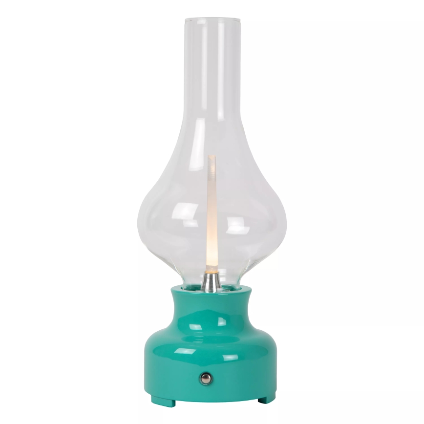 Lucide 74516/02/37 - LED Stmívatelná dotyková stolní lampa JASON LED/2W/230V USB 2000 mAh zelená