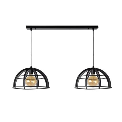Lucide 76464/02/30 - Lustr na lanku DIKRA 2xE27/60W/230V