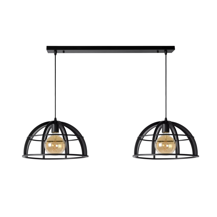 Lucide 76464/02/30 - Lustr na lanku DIKRA 2xE27/60W/230V