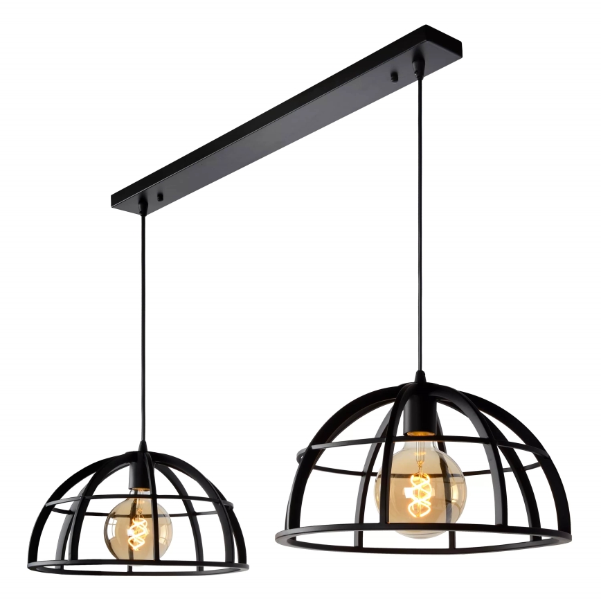 Lucide 76464/02/30 - Lustr na lanku DIKRA 2xE27/60W/230V