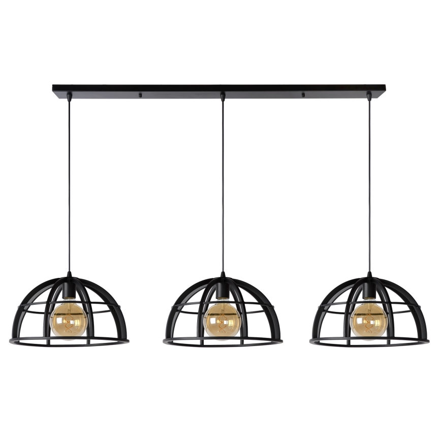 Lucide 76464/03/30 - Lustr na lanku DIKRA 3xE27/60W/230V