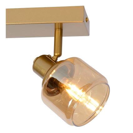 Lucide 77979/02/02 - Bodové svítidlo BJORN 2xE14/40W/230V zlatá