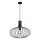 Lucide 78374/50/30 - Závěsné svítidlo MANUELA 1xE27/60W/230V černé 50 cm