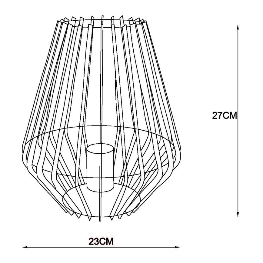 Lucide 78598/01/30 - Stolní lampa REDA 1xE27/40W/230V