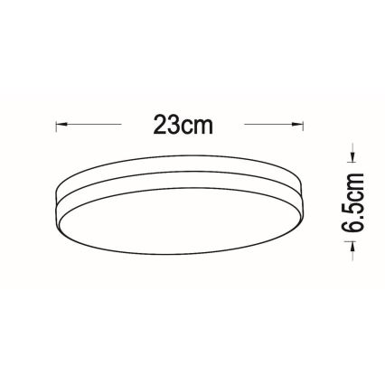 Lucide 79111/24/31 - LED Koupelnové stropní svítidlo se senzorem BISKIT LED/12W/230V pr. 23 cm IP44 bílá