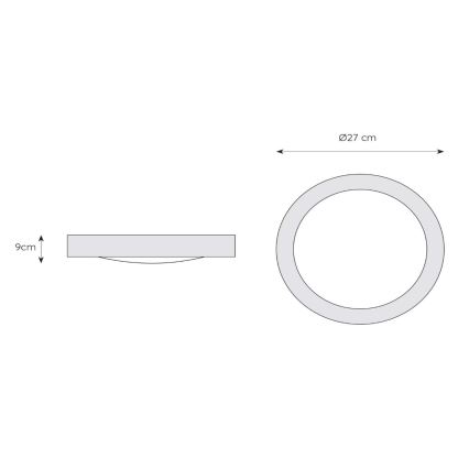 Lucide 79158/01/12 - Koupelnové stropní svítidlo FRESH 1xE27/20W/230V IP44