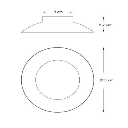 Lucide 79177/06/31 - LED stropní svítidlo FOSKAL LED/6W/230V 21,5 cm bílé