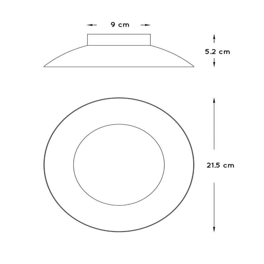 Lucide 79177/06/31 - LED stropní svítidlo FOSKAL LED/6W/230V 21,5 cm bílé