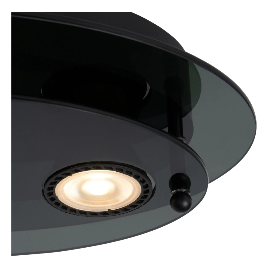 Lucide 79181/02/30 - Stropní svítidlo OKNO 2xGU10/5W/230V černá