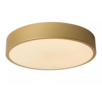 Lucide 79185/30/02 - LED Stmívatelné stropní svítidlo UNAR LED/18W/230V pr. 30 cm zlatá