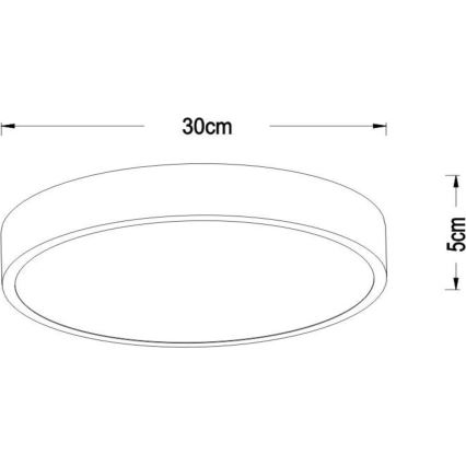 Lucide 79185/30/02 - LED Stmívatelné stropní svítidlo UNAR LED/18W/230V pr. 30 cm zlatá