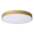 Lucide 79185/50/02 - LED Stmívatelné stropní svítidlo UNAR LED/36W/230V pr. 49,5 cm zlatá
