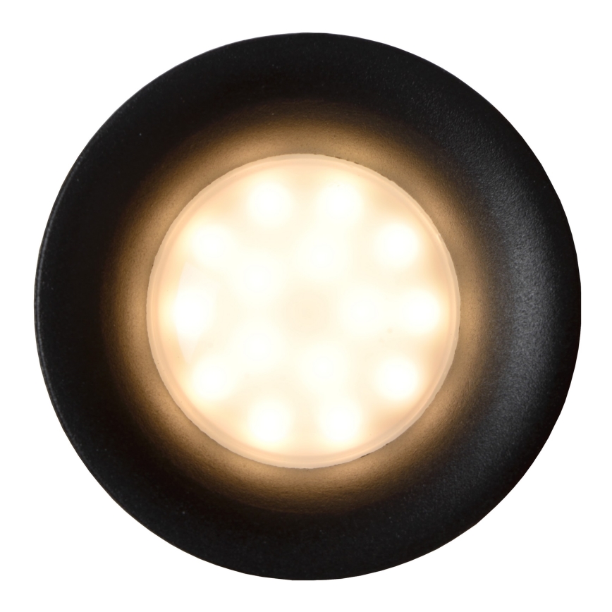 Lucide 09923/01/30 - Koupelnové podhledové svítidlo ZIVA 1xGU10/50W/230V IP44 černá