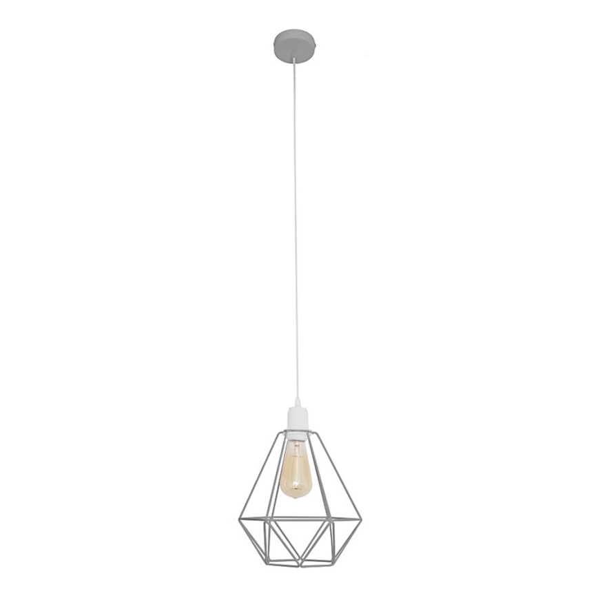 Lustr KARO 1xE27/15W/230V šedá