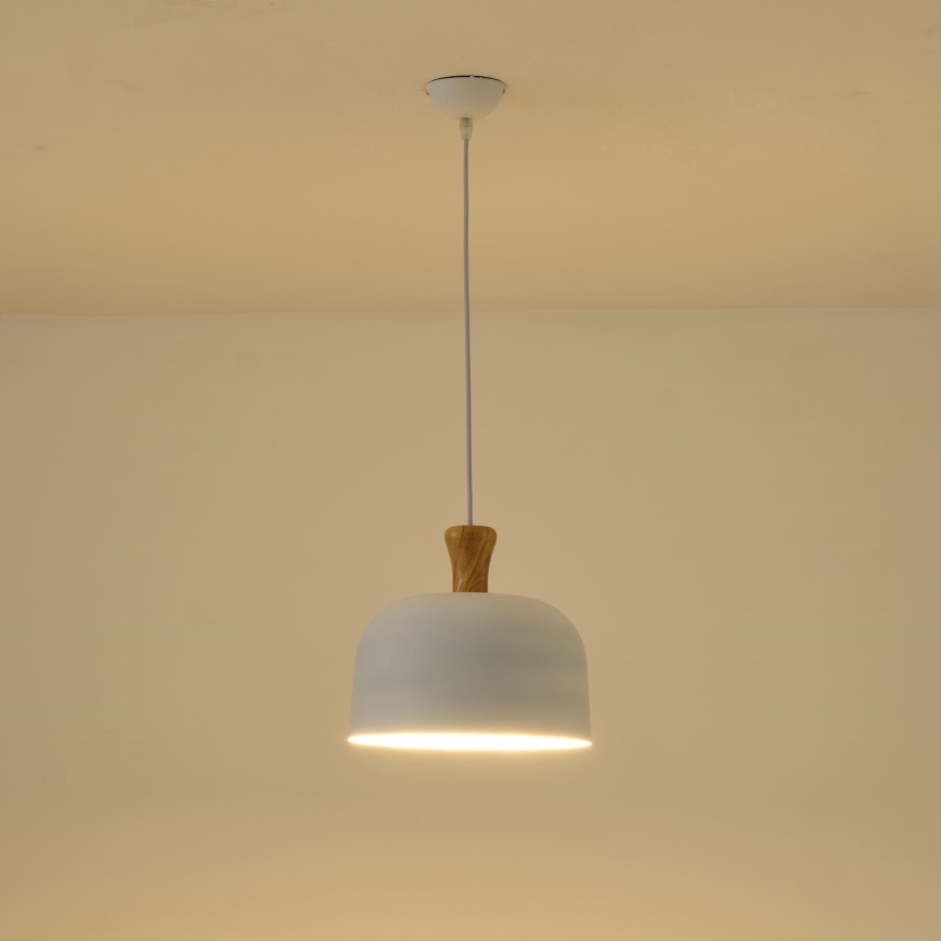 Lustr na lanku 1xE27/15W/230V bílá