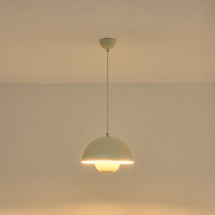 Lustr na lanku 1xE27/15W/230V bílá