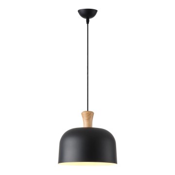 Lustr na lanku 1xE27/15W/230V černá