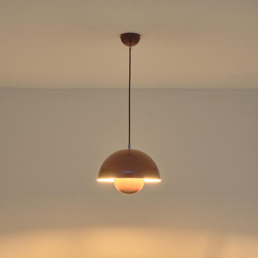 Lustr na lanku 1xE27/15W/230V červená