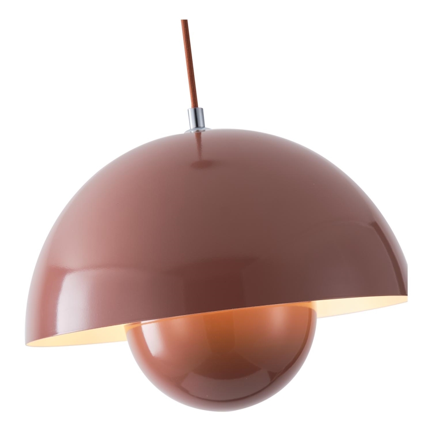 Lustr na lanku 1xE27/15W/230V červená