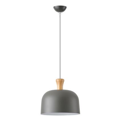 Lustr na lanku 1xE27/15W/230V šedá