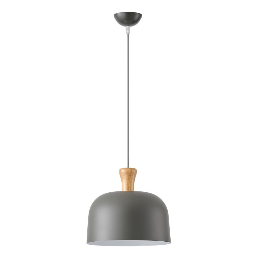 Lustr na lanku 1xE27/15W/230V šedá