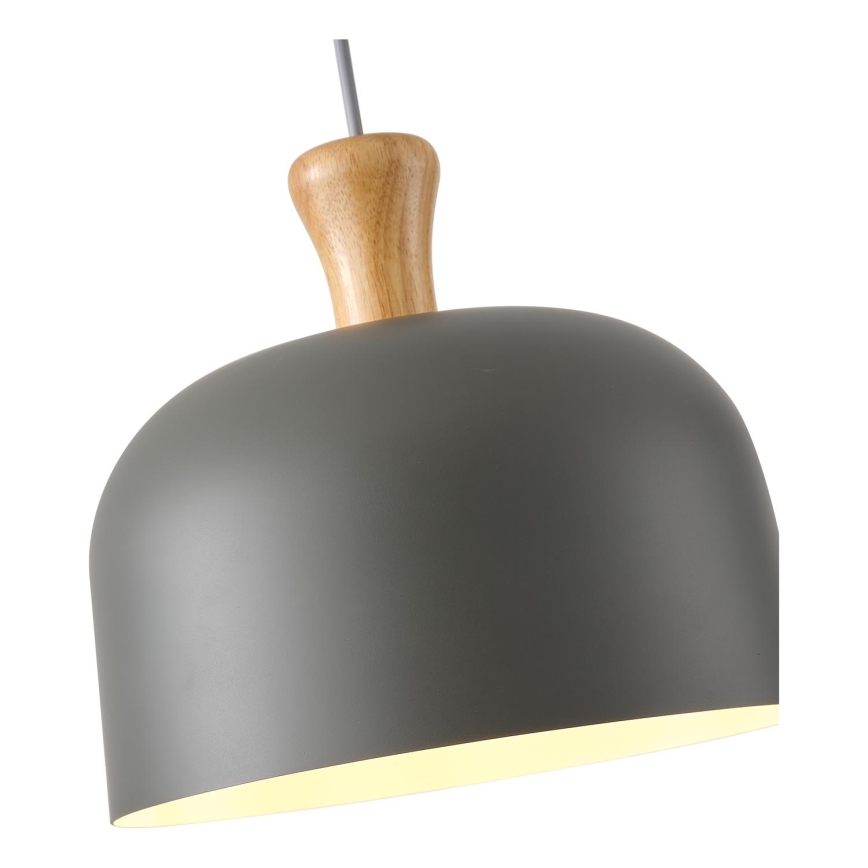 Lustr na lanku 1xE27/15W/230V šedá