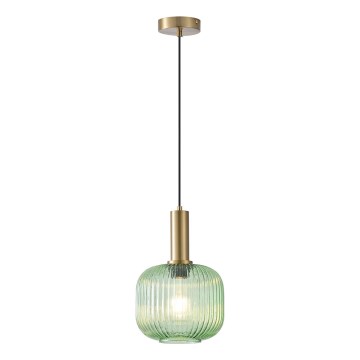 Lustr na lanku 1xE27/15W/230V zelená