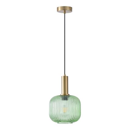 Lustr na lanku 1xE27/15W/230V zelená