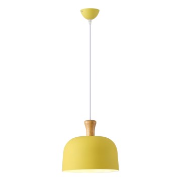 Lustr na lanku 1xE27/15W/230V žlutá