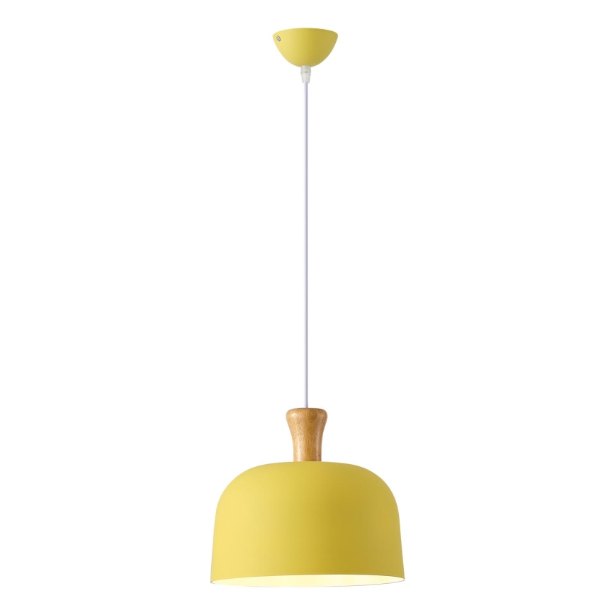 Lustr na lanku 1xE27/15W/230V žlutá