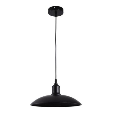 Lustr na lanku 1xE27/60W/230V pr. 29 cm černá