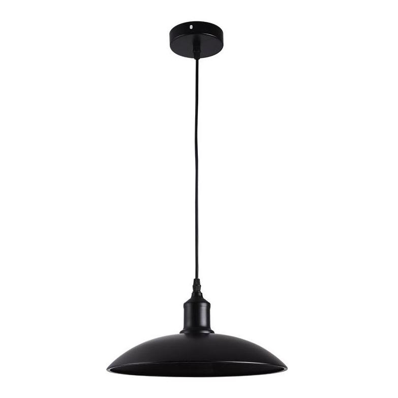 Lustr na lanku 1xE27/60W/230V pr. 29 cm černá