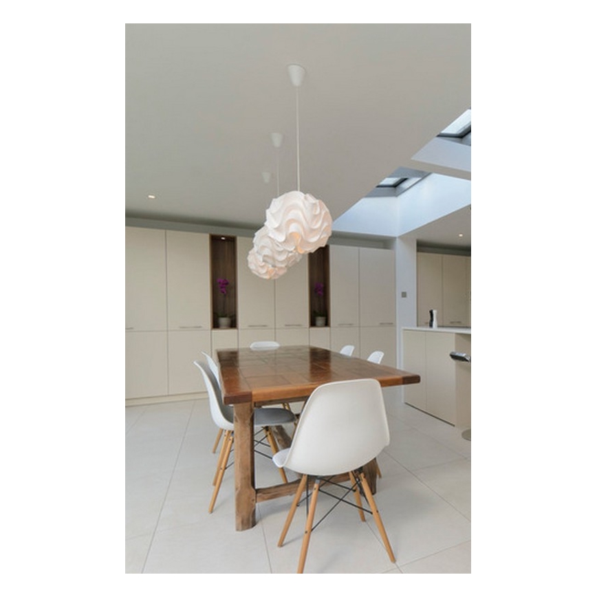 Lustr na lanku 1xE27/60W W-3022 bílý