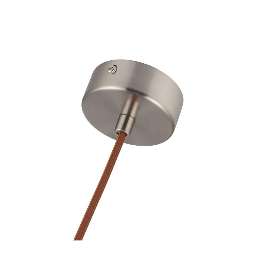 Lustr na lanku 1xGU10/10W/230V pr. 11 cm masiv/jasan