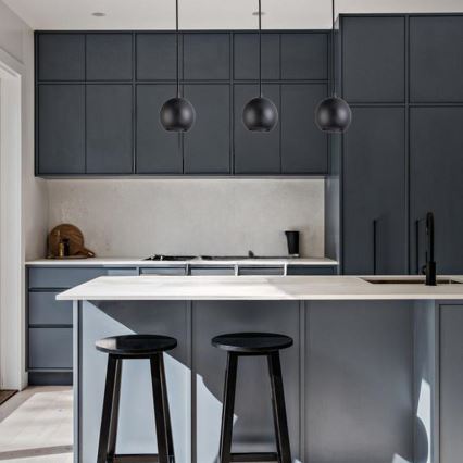 Lustr na lanku 1xGU10/10W/230V pr. 11 cm masiv/jasan