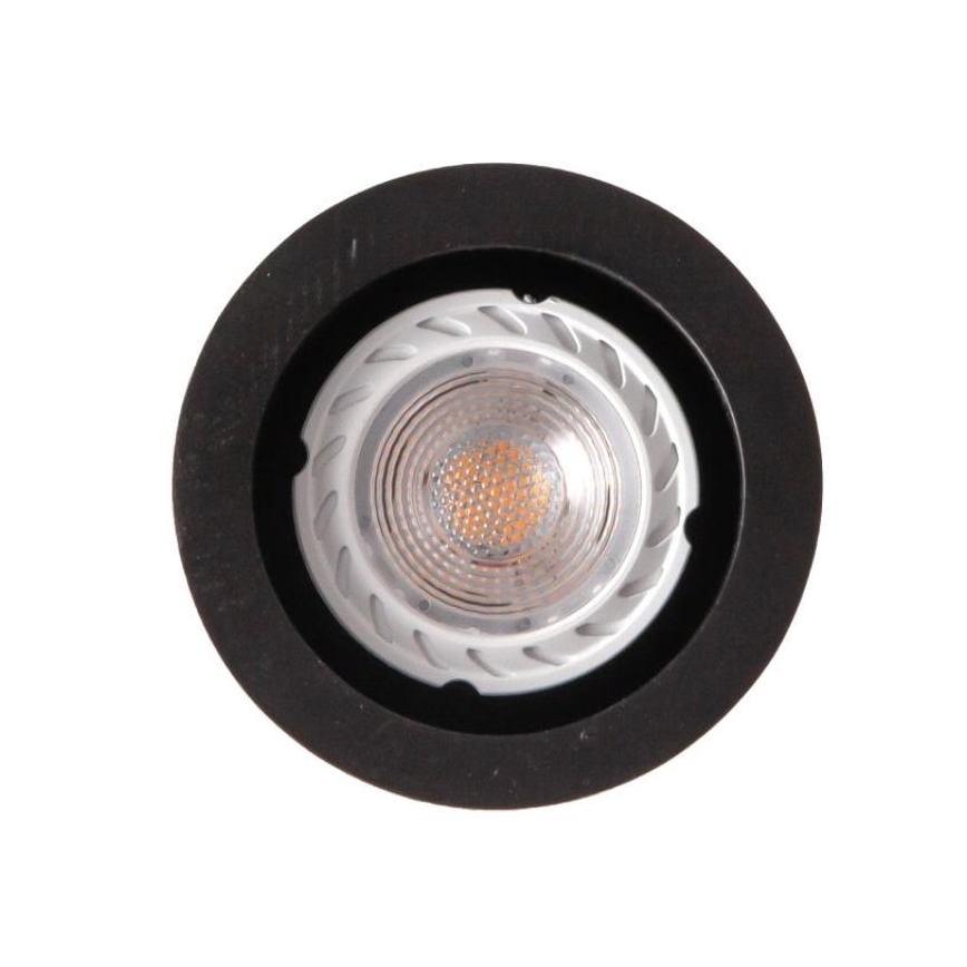 Lustr na lanku 1xGU10/10W/230V pr. 8 cm masiv/jasan